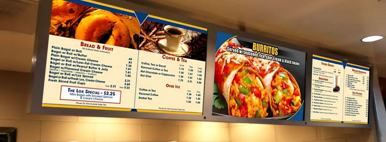 Digital Menu Boards